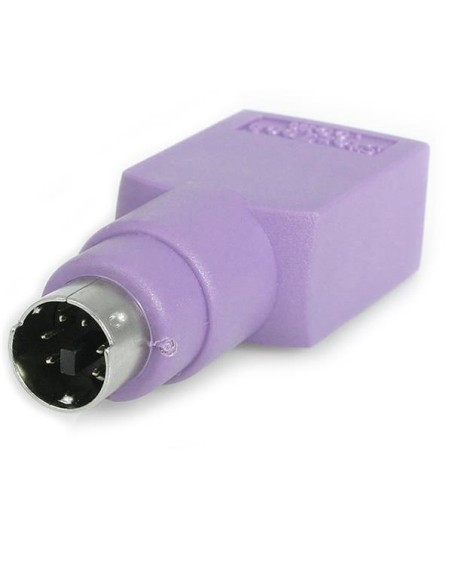 Adaptador Teclado USB a conector PS/2 PS2 MiniDIN - Hembra USB - Macho Mini-DIN