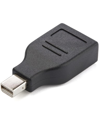 Adaptador Compacto Mini DisplayPort a DisplayPort - de Vídeo 4K x 2K - Conversor Mini DP a DP UHD - Convertidor mDP a DP 1.2 - 