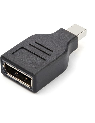 Adaptador Compacto Mini DisplayPort a DisplayPort - de Vídeo 4K x 2K - Conversor Mini DP a DP UHD - Convertidor mDP a DP 1.2 - 