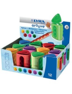 Exp 12 afilalapices plastico 2 usos con deposito lyra