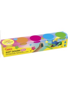 Pack 5 botes blandiver soft dough 110g colores surtidos