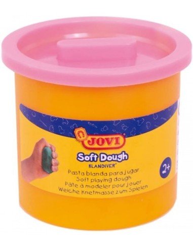 Pack 5 botes blandiver soft dough 110 g color rosa