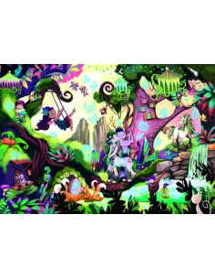 MYSTERIOUS PUZZLE JUNIOR BOSQUE MAGICO PUZZLE 200 PIEZAS