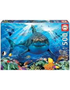 GRAN TIBURON BLANCO PUZZLE 500 PIEZAS