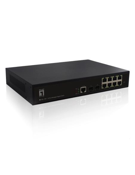 GEL-1061 switch Gestionado L2 Gigabit Ethernet (10/100/1000) Negro