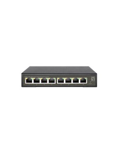 GES-2108P switch Gestionado L2 Gigabit Ethernet (10/100/1000) Energía sobre Ethernet (PoE) Negro