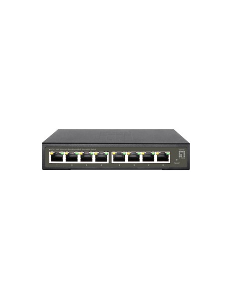 GES-2108P switch Gestionado L2 Gigabit Ethernet (10/100/1000) Energía sobre Ethernet (PoE) Negro