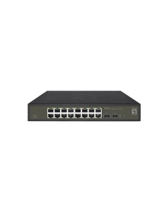 GES-2118 switch Gestionado L2 Gigabit Ethernet (10/100/1000) Negro