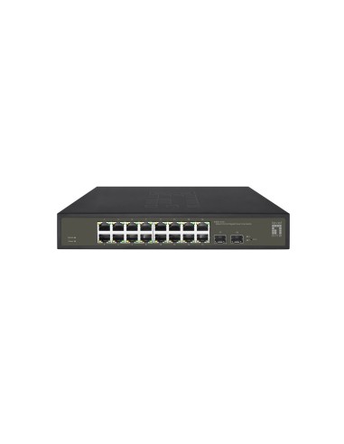 GES-2118 switch Gestionado L2 Gigabit Ethernet (10/100/1000) Negro