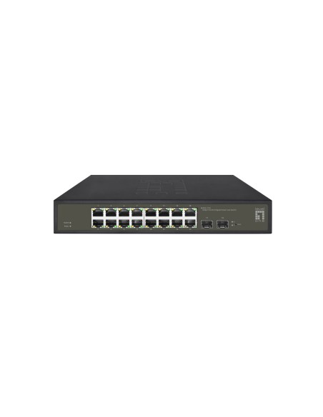 GES-2118 switch Gestionado L2 Gigabit Ethernet (10/100/1000) Negro