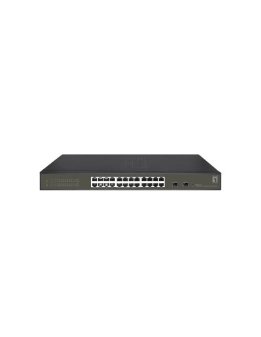 GES-2126 switch Gestionado L2 Gigabit Ethernet (10/100/1000) Negro