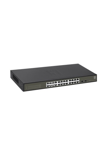 GES-2126 switch Gestionado L2 Gigabit Ethernet (10/100/1000) Negro