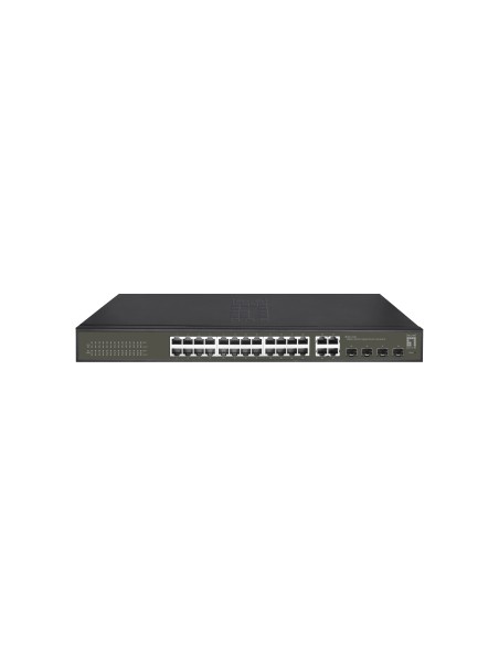 GES-2128 switch Gestionado L2 Gigabit Ethernet (10/100/1000) Negro
