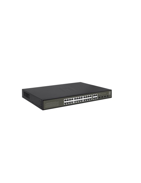 GES-2128P switch Gestionado L2 Gigabit Ethernet (10/100/1000) Energía sobre Ethernet (PoE) Negro