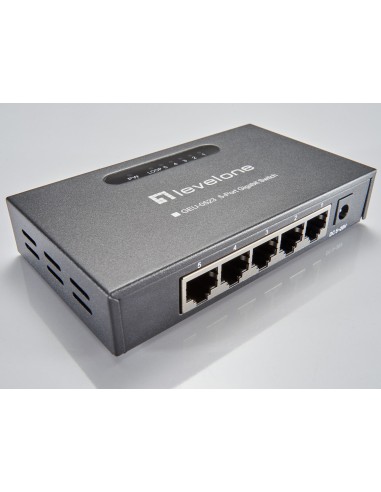 GEU-0523 switch No administrado Gigabit Ethernet (10/100/1000) Negro