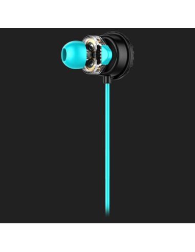 Taiko Auriculares Alámbrico Dentro de oído Juego Negro, Turquesa