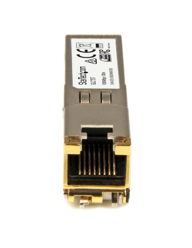 Paquete de 10 Módulos SFP Compatibles con Cisco GLC-T - 1000BASE-T - SFP a RJ45 Cat6 / Cat5e - SFP Ethernet Gigabit de 1Gb - RJ