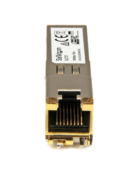 Paquete de 10 Módulos SFP Compatibles con Cisco GLC-T - 1000BASE-T - SFP a RJ45 Cat6 / Cat5e - SFP Ethernet Gigabit de 1Gb - RJ