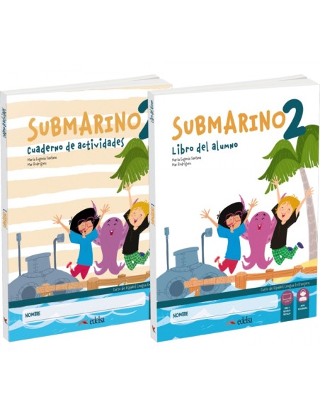 Submarino 2 Pack Libro del alumno cuaderno de ejercicios