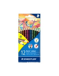 Noris colour 185 Negro, Azul, Marrón, Verde, Azul claro, Verde claro, Magenta, Naranja, Melocotón, Rojo, Violeta, Amarillo 12 pi