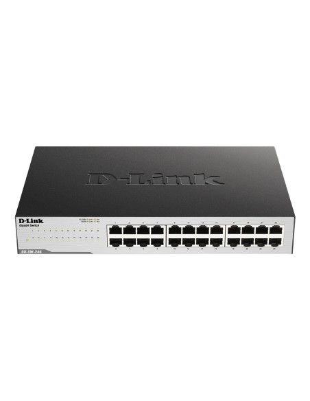 GO-SW-24G No administrado L2 Gigabit Ethernet (10/100/1000) 1U Negro