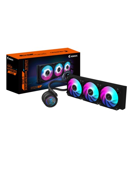 AORUS WATERFORCE II 360 Procesador Sistema de refrigeración líquida todo en uno 12 cm Negro