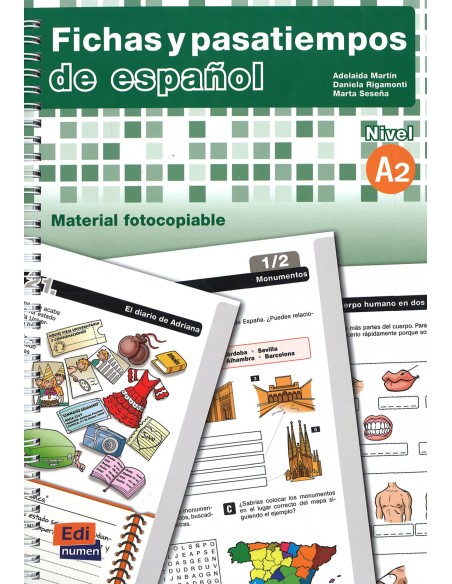 A2FICHAS Y PASATIEMPOS ESPANOL ELE PARA EXTRANJEROS