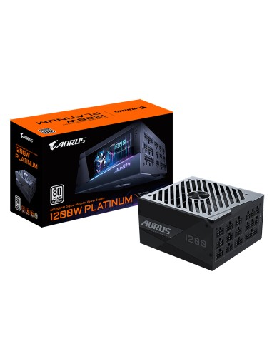 AORUS P1200W unidad de fuente de alimentación 1200 W 20+4 pin ATX ATX Negro