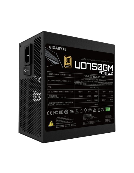 UD750GM PG5 unidad de fuente de alimentación 750 W 20+4 pin ATX ATX Negro