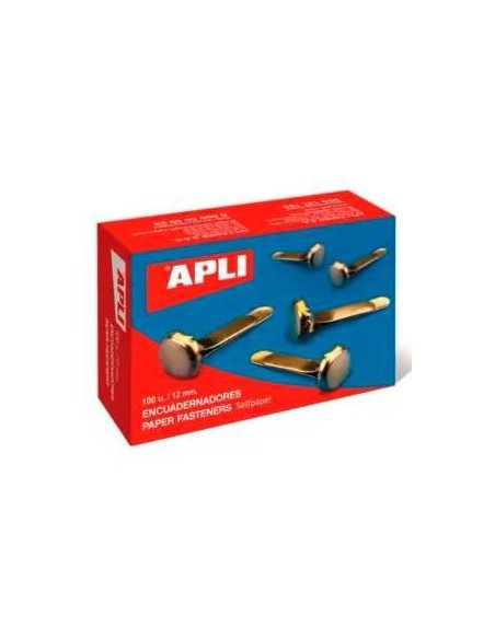 C 100 encuadernadores metalicos 12mm sin arandela