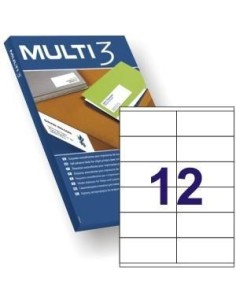 C 100 hojas etiquetas ft im 105x48 multi3 cantos rectos