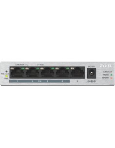 GS1005HP No administrado Gigabit Ethernet (10/100/1000) Energía sobre Ethernet (PoE) Plata 2