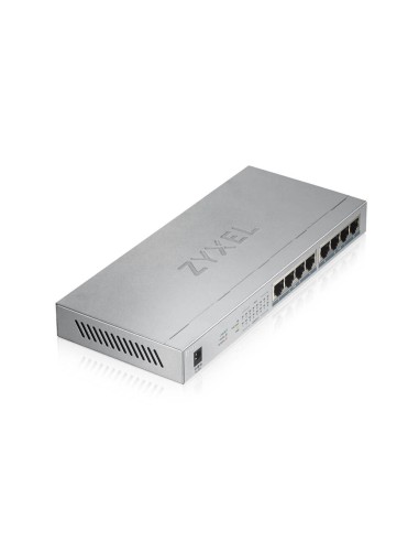 GS1008HP No administrado Gigabit Ethernet (10/100/1000) Energía sobre Ethernet (PoE) Gris