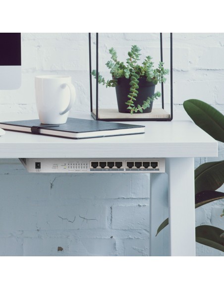 GS1008HP No administrado Gigabit Ethernet (10/100/1000) Energía sobre Ethernet (PoE) Gris