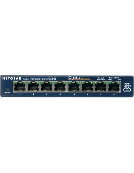 GS108GE switch No administrado Gigabit Ethernet (10/100/1000) Azul