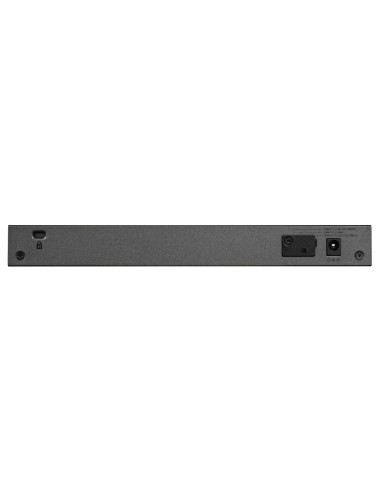 GS108LP No administrado Gigabit Ethernet (10/100/1000) Energía sobre Ethernet (PoE) 1U Negro, Gris