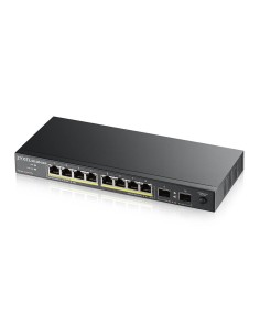 GS1100-10HP v2 No administrado Gigabit Ethernet (10/100/1000) Energía sobre Ethernet (PoE) Negro
