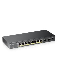 GS1100-10HP v2 No administrado Gigabit Ethernet (10/100/1000) Energía sobre Ethernet (PoE) Negro 2