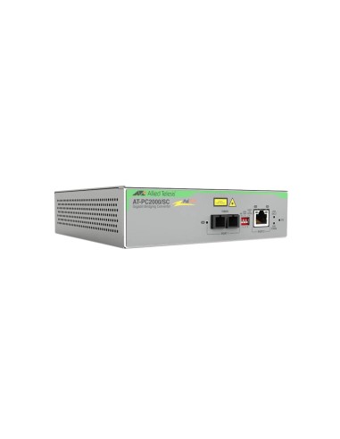 AT-PC2000/SC-960 convertidor de medio 1000 Mbit/s Gris