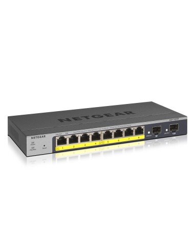 GS110TP Gestionado L2/L3/L4 Gigabit Ethernet (10/100/1000) Energía sobre Ethernet (PoE) Gris