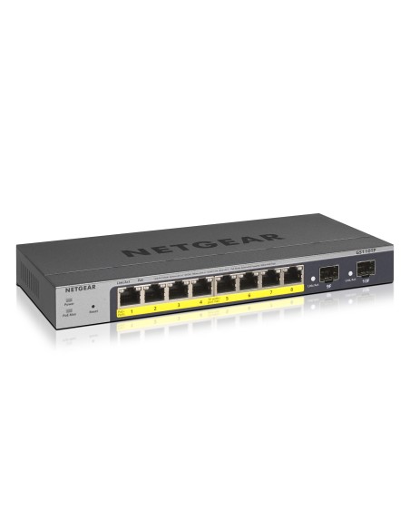 GS110TP Gestionado L2/L3/L4 Gigabit Ethernet (10/100/1000) Energía sobre Ethernet (PoE) Gris