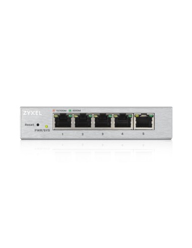 GS1200-5 Gestionado Gigabit Ethernet (10/100/1000) Plata