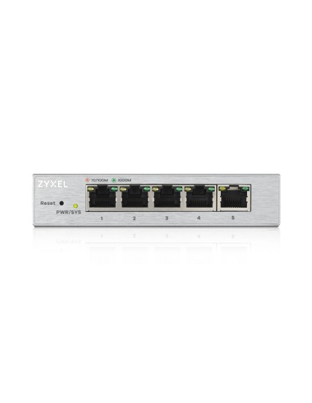 GS1200-5 Gestionado Gigabit Ethernet (10/100/1000) Plata