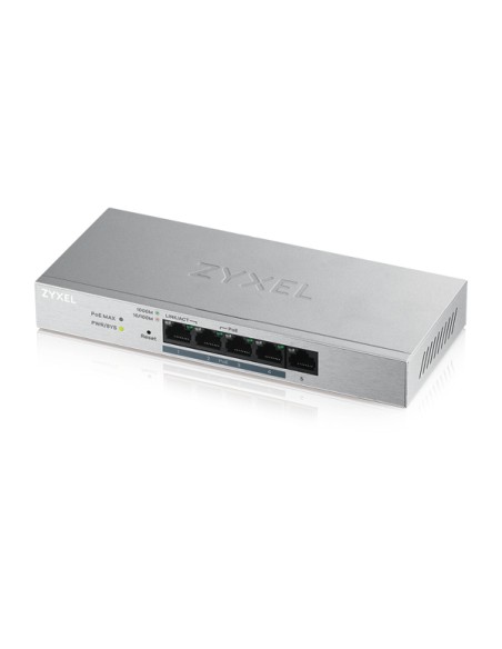 GS1200-5HP v2 Gestionado Gigabit Ethernet (10/100/1000) Energía sobre Ethernet (PoE) Gris