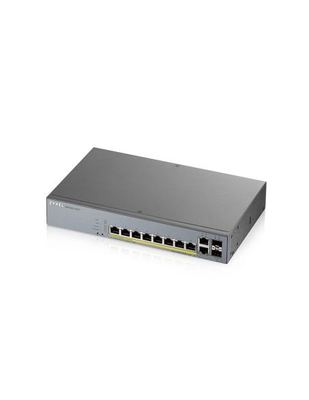 GS1350-12HP-EU0101F switch Gestionado L2 Gigabit Ethernet (10/100/1000) Energía sobre Ethernet (PoE) Gris