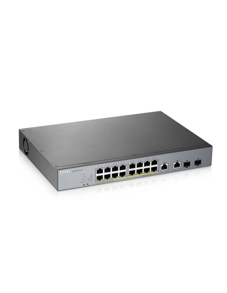 GS1350-18HP-EU0101F switch Gestionado L2 Gigabit Ethernet (10/100/1000) Energía sobre Ethernet (PoE) Gris
