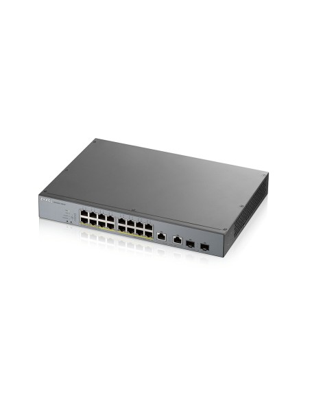 GS1350-18HP-EU0101F switch Gestionado L2 Gigabit Ethernet (10/100/1000) Energía sobre Ethernet (PoE) Gris