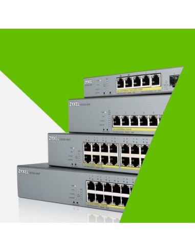 GS1350-18HP-EU0101F switch Gestionado L2 Gigabit Ethernet (10/100/1000) Energía sobre Ethernet (PoE) Gris