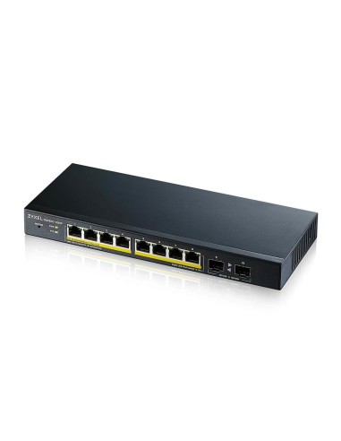 GS1900-10HP Gestionado L2 Gigabit Ethernet (10/100/1000) Energía sobre Ethernet (PoE) Negro