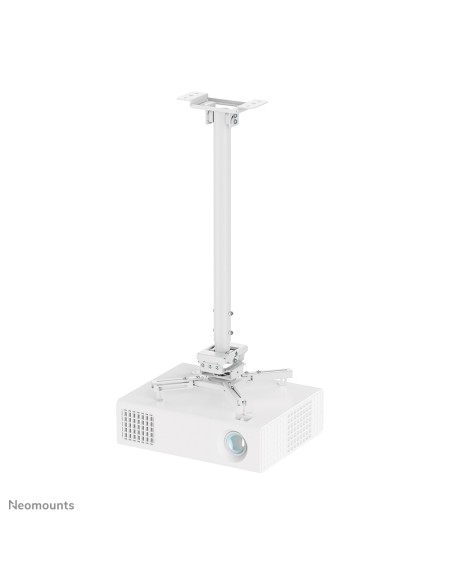 CL25-550WH1 Soporte de techo para proyector - alt. 74,5-114,5 cm - fácil montaje - movimiento completo